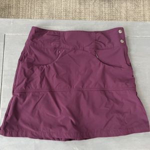 Athleta Skort Womens Size 4 Plum Tennis Running Golf Skirt Pockets